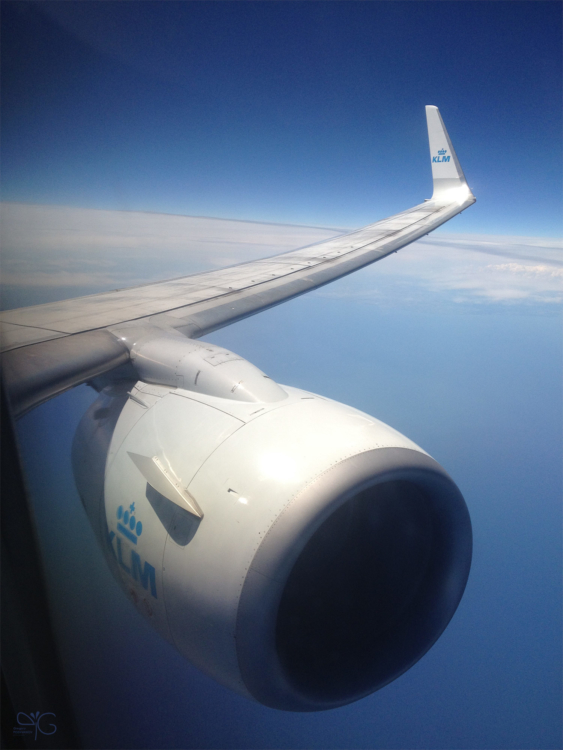 В небе над Балтийским морем (Boeing 777)